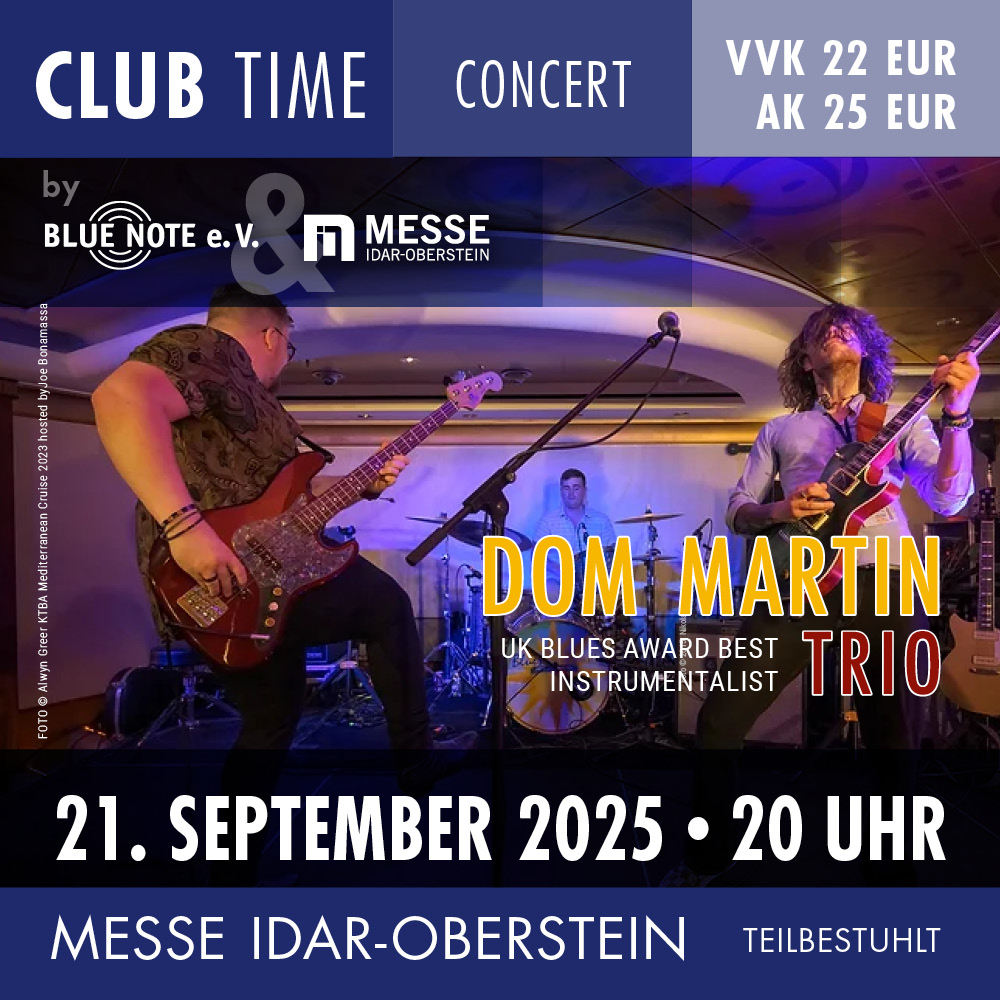 ClubTime- DOM Martin Trio -Sep24